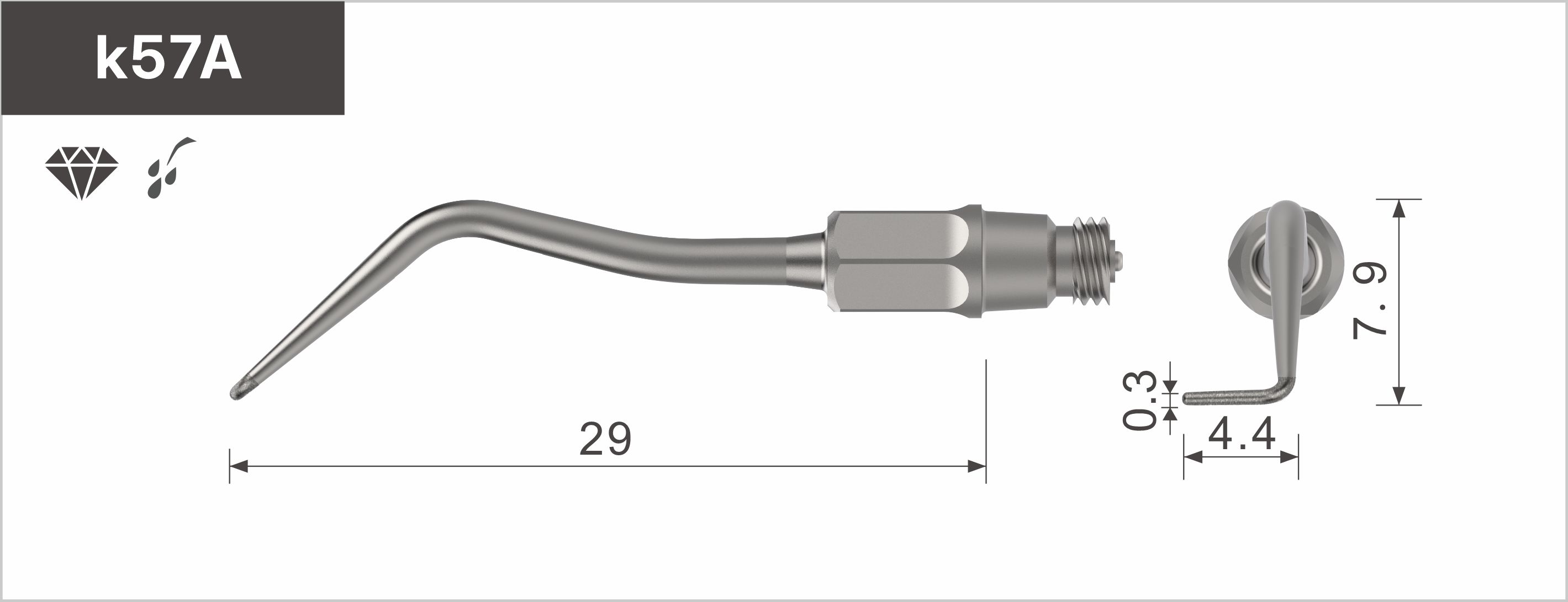 k57A Retro-Endo-Spitze links