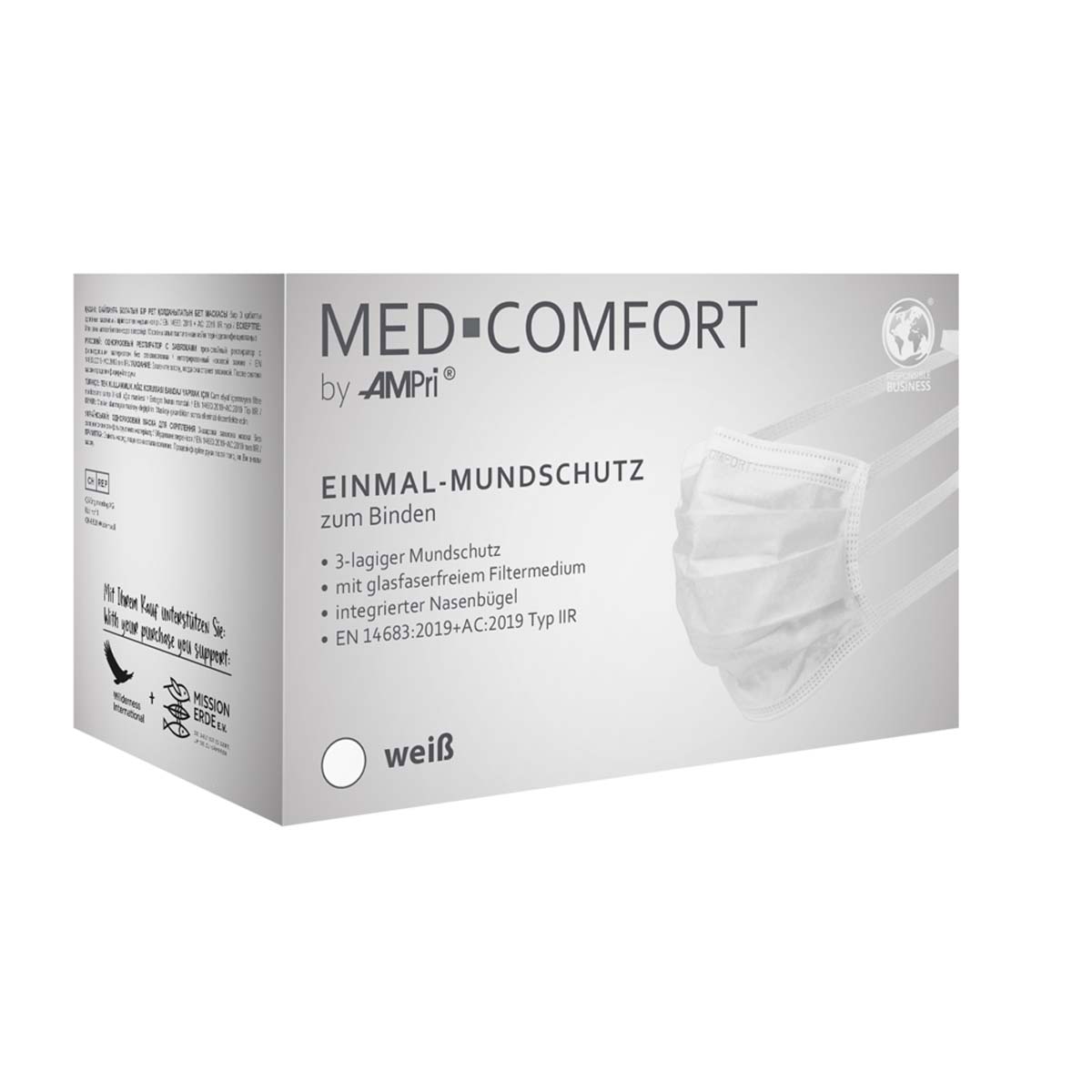 OP Maske zum binden, Typ IIR, Med-Comfort Mundschutz
